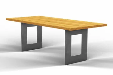 Holztisch Industriedesign Tischwangen