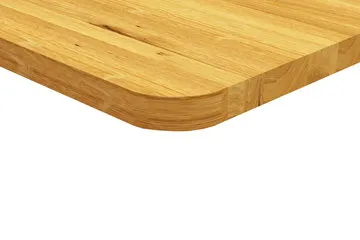 Holztisch Säule