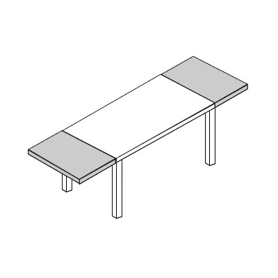 Quadra Ansteckplatten - Zwei Ansteckplatten