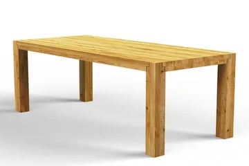 Massivholz Esstische nach Maß Online Konfigurator - Soho Holzbeine quadratisch gerade 10×10cm