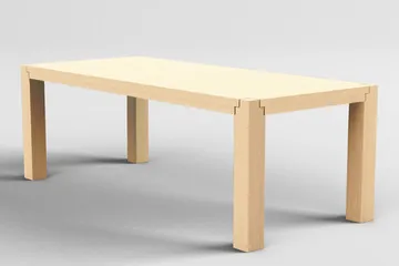 Massivholz Esstische nach Maß Online Konfigurator - Soho Holzbeine quadratisch gerade 10×10cm